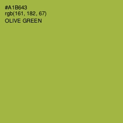 #A1B643 - Olive Green Color Image